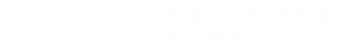 Ronnie Salloway & Company
Sylacauga, Alabama